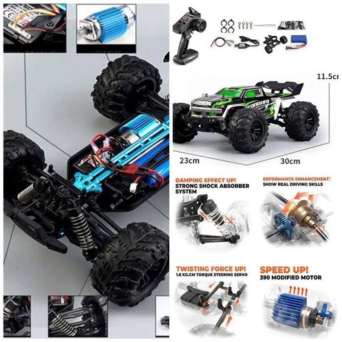 (НОВЫЙ) Радиоуправляемая машина Дрифт 4WD 50км