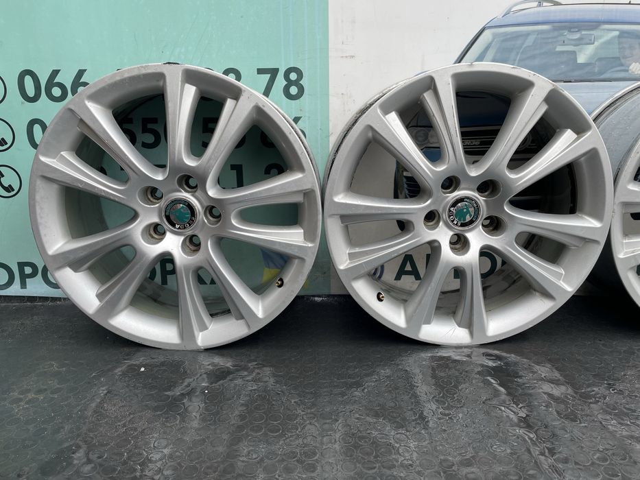 Диски титани 5х112 R18 шкода октавія а5 титаны