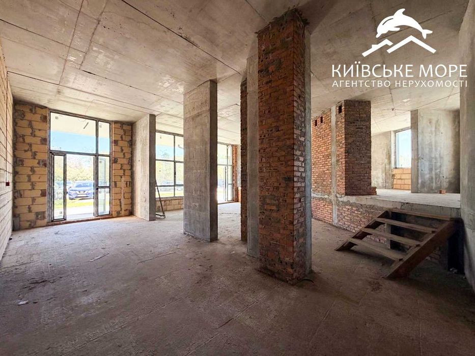 Без комісії. Фасадне приміщення, 176 м2, Воскресенська 2а, ЖК Паркові Озера-2
