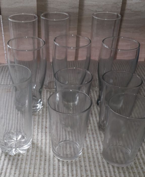 Conjunto de 11 Copos - diversos formatos64741172449153121