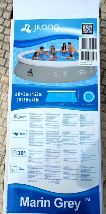 PISCINA NOVA - 4,5m x 1,22m