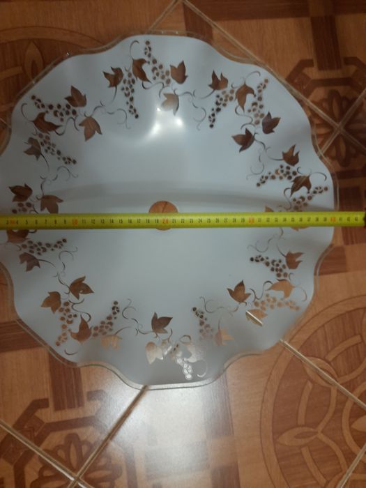 Люстра з скляним плафоном