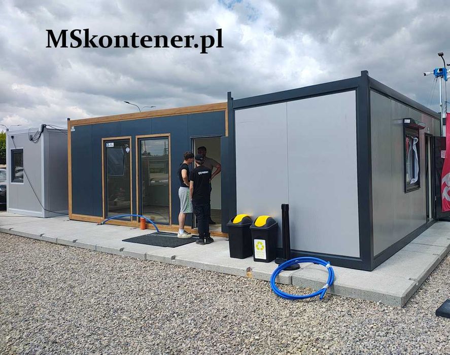 Wynajem Kontener biurowy pawilon handlowy 18m2 Klima