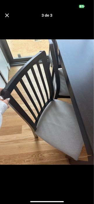 Mesa com cadeiras ikea (menos de 1 ano)
