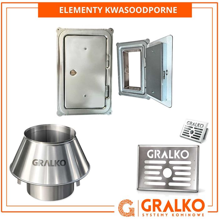 System kominowy komin 6m KW2 fi 200 GRALKO IZOLOWANY ceramiczny