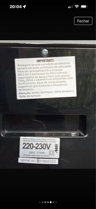 Ar condicionado portatel quente/ frio