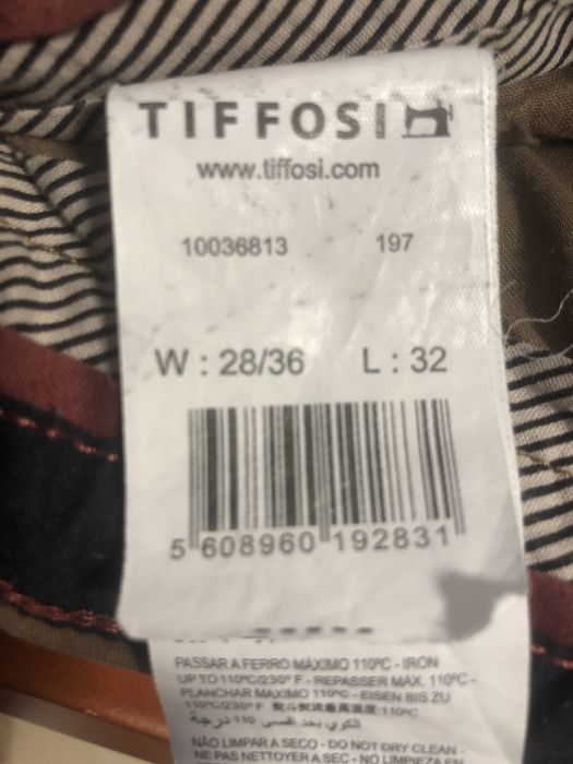 Calças Tiffosi Chino//Slim Fit Tamanho L:32