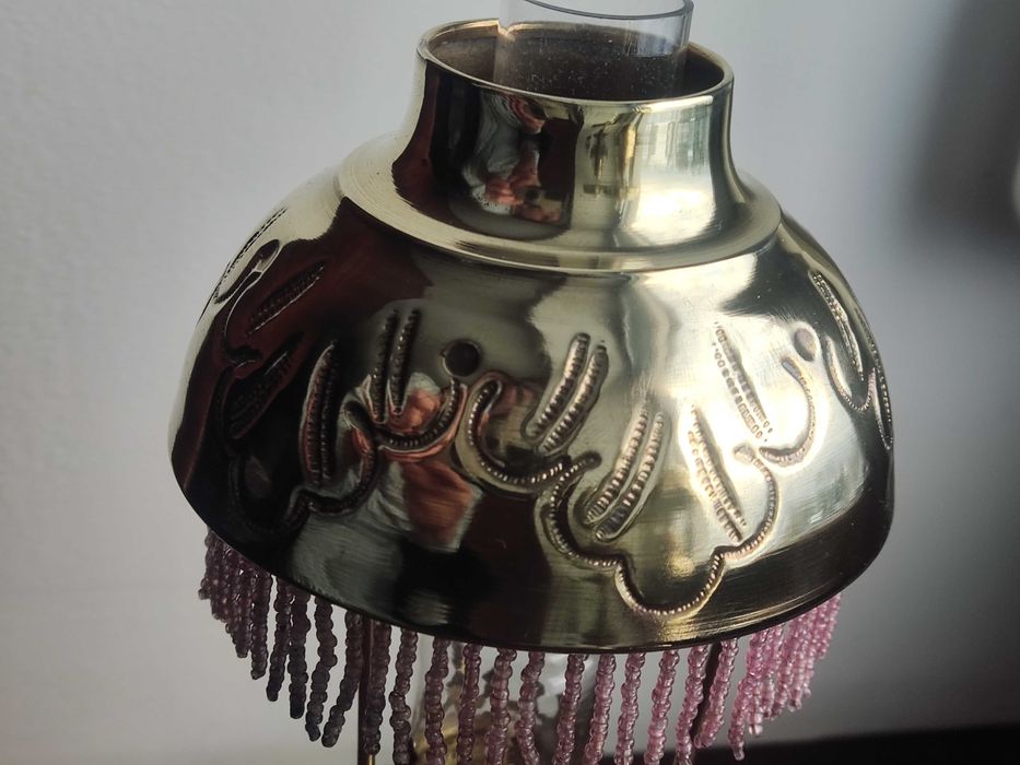 Stara francuska mini lampa naftowa "Paryżanka" nr 4