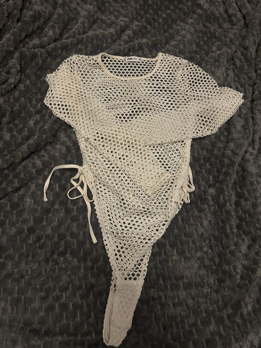 Жіноче боді, кофта в сіточку