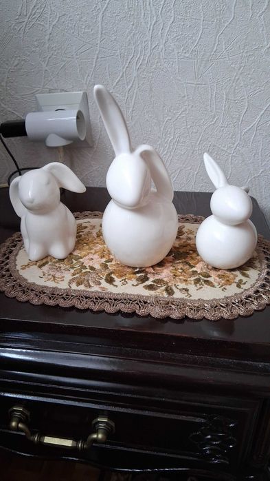 porcelanowe zajączki
