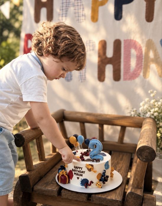 Банер на день народження тканевий фото банер happy birthday