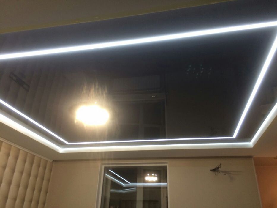 Натяжні стелі за 5 днів. Натяжные потолки.