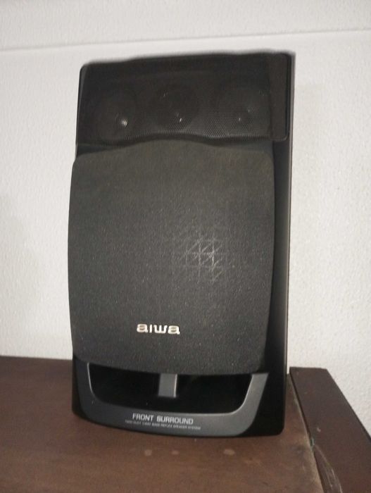 Aparelhagem antiga, com duas colunas