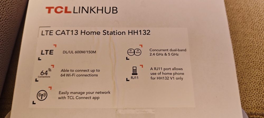 Modem 4G/LTE  na kartę SIM TCL LINKHUB