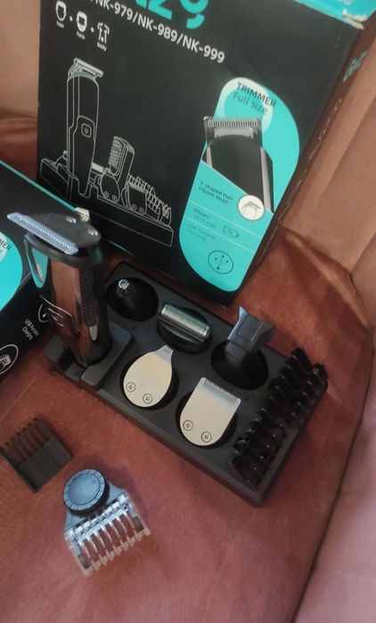 Elektryczna maszynka golarka 6w1 trymer bezprzewodowy