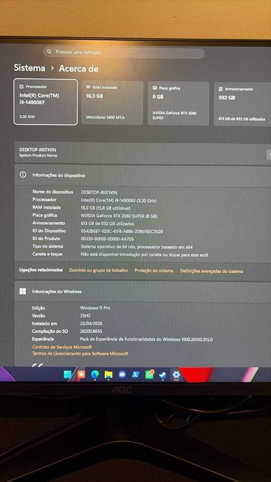 Computador Gamer Tower PC GAMER + MONITOR