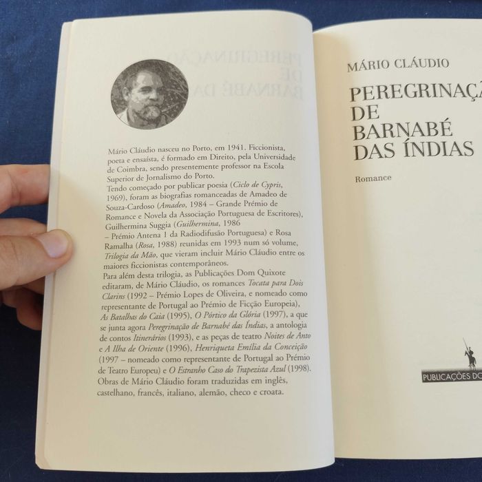 Mário Cláudio - Peregrinações de Barnabé às Índias
