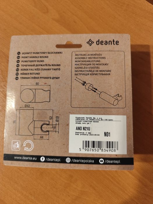 Uchwyt punktowy Deante czarny