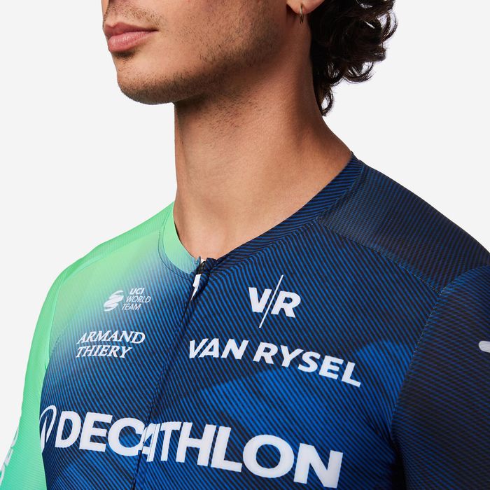 Camisola de Ciclismo de Estrada de Manga Curta, RCR-R DECATHLON CMA