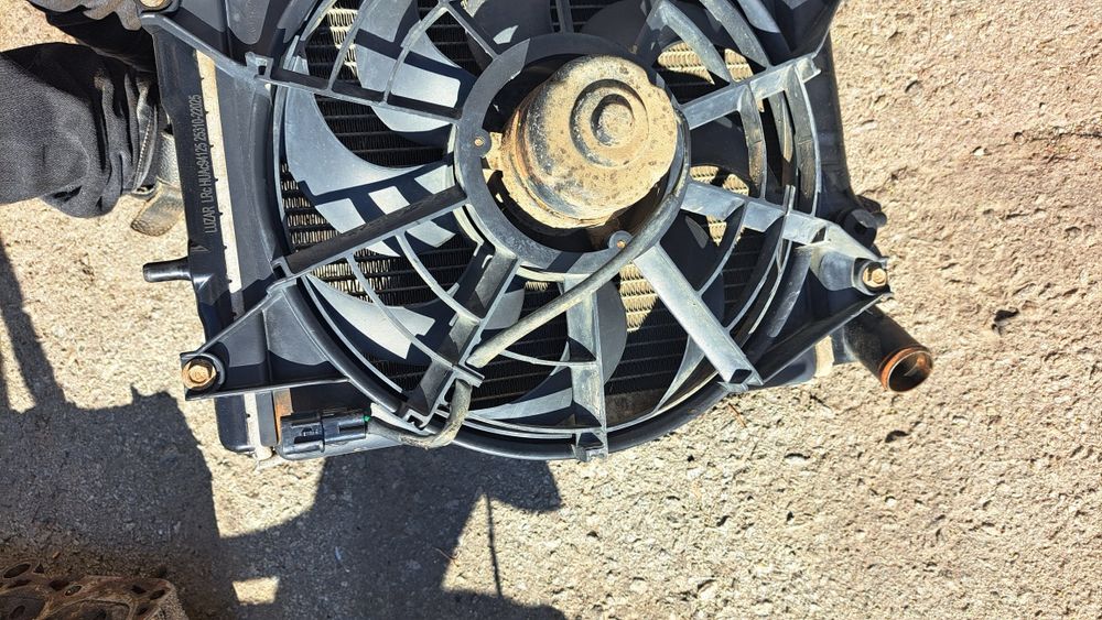 Радиатор вентилятор хендай хбндай акцент hyundai accent lantra