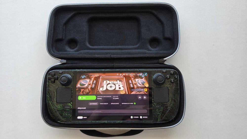 Steam Deck OLED 512 GB  + etui, ładowarka, oklejenie dbrand. Stan idealny