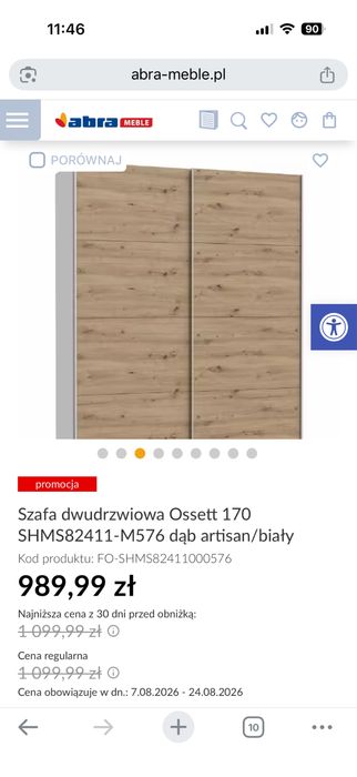 Sprzedam szafe Abra Meble