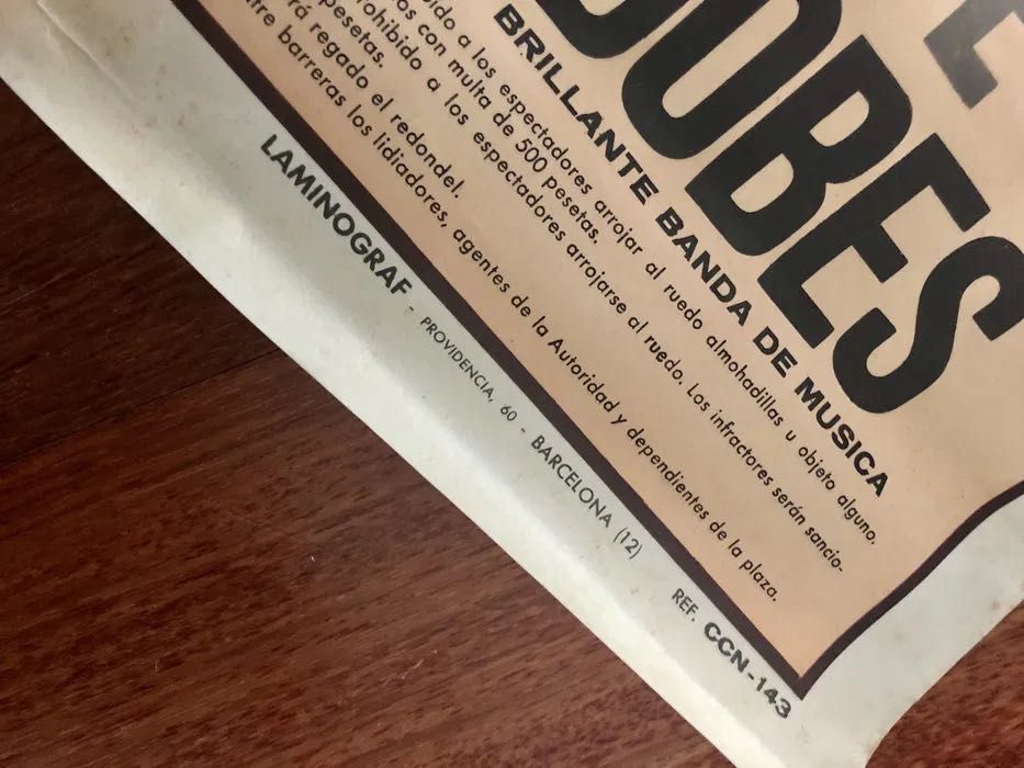 Poster Plaza de Toros Monumental