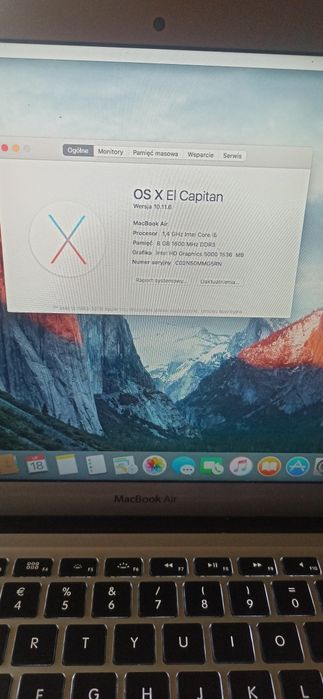 Dwa sztuki Okazja MacBook Air 8 RAM zamienię na telefon