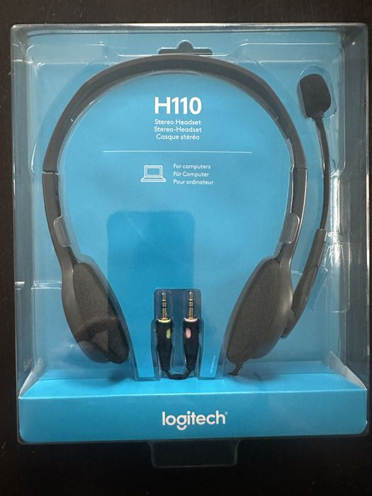 Logitech H110 Headset z mikrofonem stereofoniczny zestaw