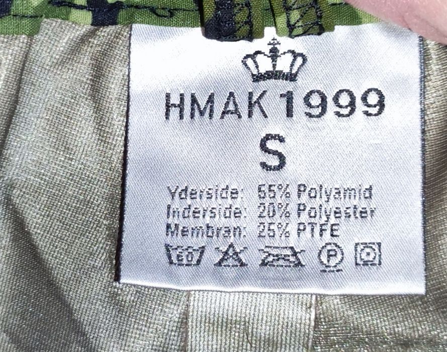 DANIA Spodnie Wojskowe Duńskie M84 Goretex (S)