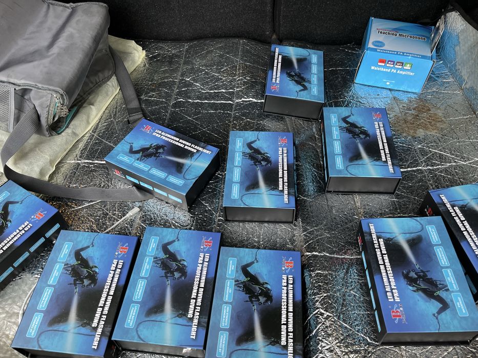 Lanterna pesca submarina led maxima potencia