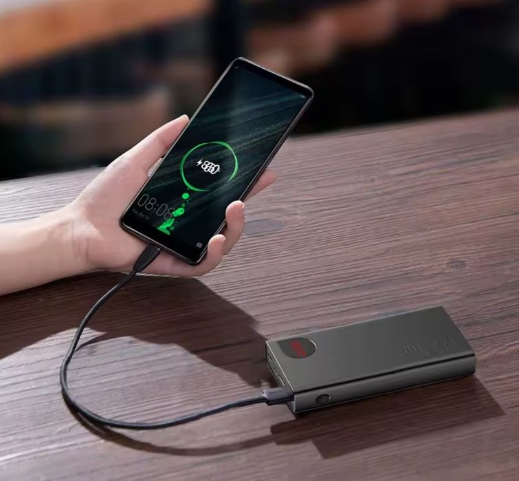 Power Bank Essager 20000 mAh 22.5w  / Baseus Adaman Metal павербанк