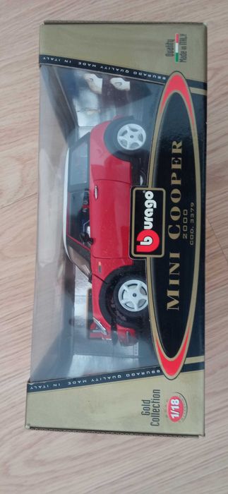 Mini Cooper coleção Burago sem uso