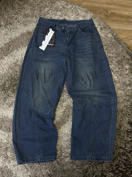 Джинсы Inflation оригинал синие opium / y2k / vintage