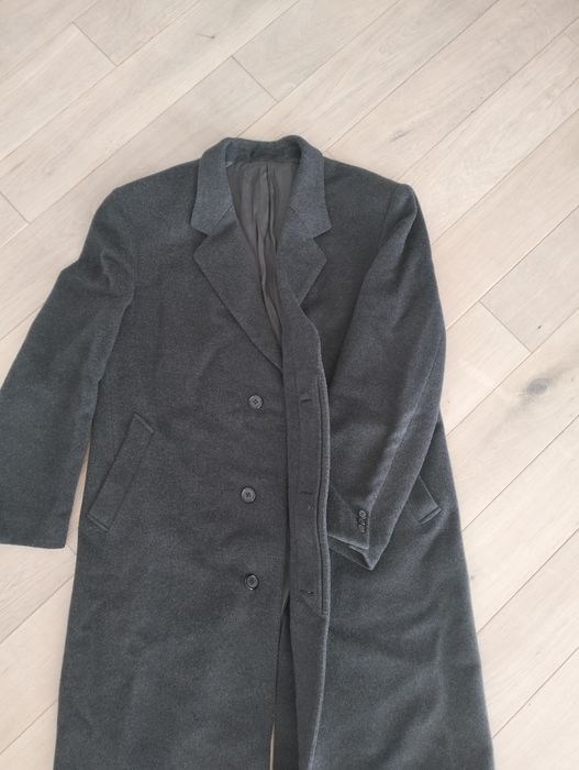 Wełniany klasyczny płaszcz Wellington
