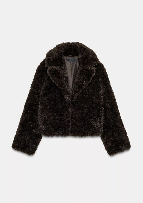 Коричнева Еко шуба Zara