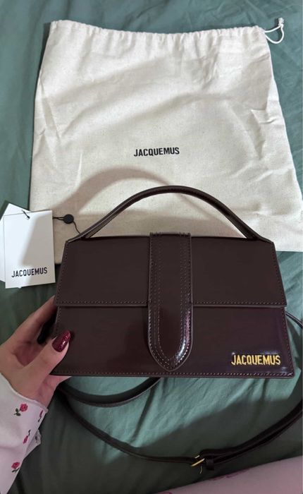 Skórzana torebka w brązowym kolorze