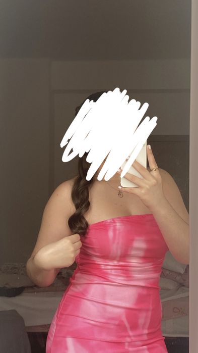 Vestido comprido com racha de lado