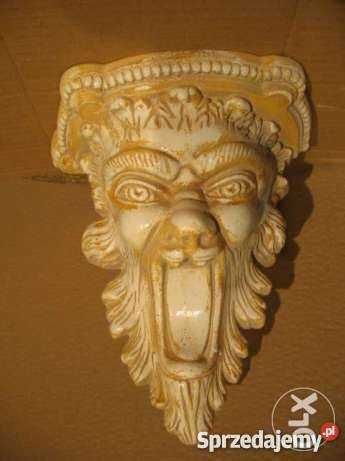 Wspornik z głową diabła, konsola sztukateryjna