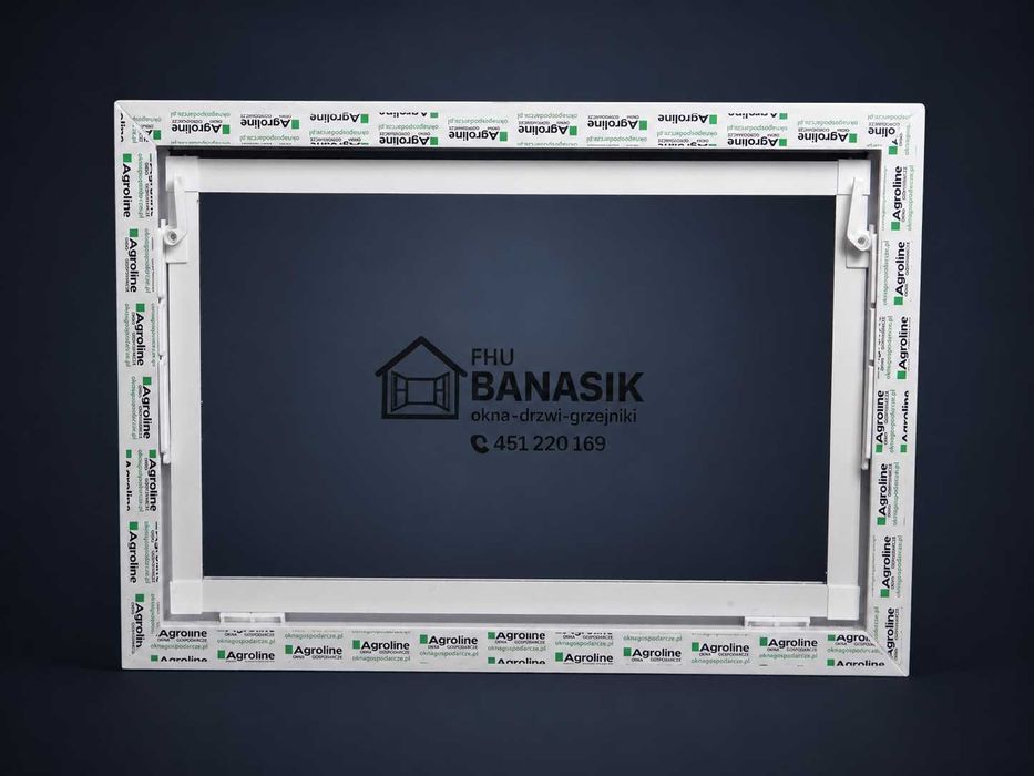 Darmowa Wysyłka! 90x60 Okno dwuszybowe Gospodarcze FHU Banasik