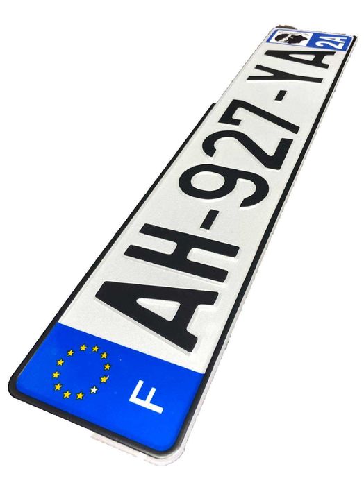 Tablica reklamowa francuska z departamentami