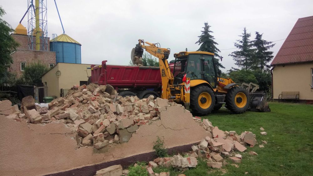Usługi Koparko-ładowarka, Koparka,Wywrotka, prace ziemne, rozbiórki