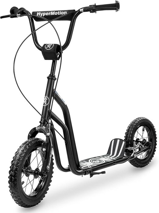 Hulajnoga Hypermotion VIVA 12 (pompowane koła 30cm) - Czarna