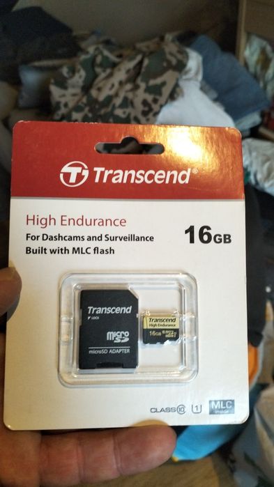 Karta microSDHC Transcend High Endurance 16 GB CL10 z adapterem SD