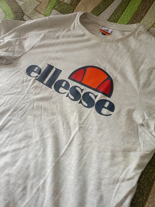 Футболка Ellesse оригінал / стильна біла футболка