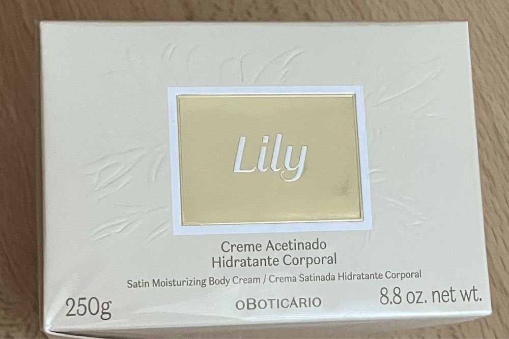 Lily creme acetinado hidratante corporal- OBoticário