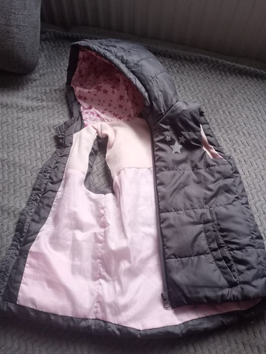 Kamizelka bezrękawnik dziewczęcy