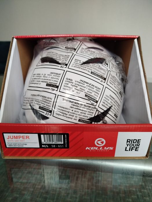 Kask Kellys JUMPER 018 white-grey