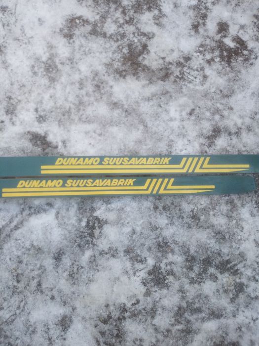 Нові бігові лижі.