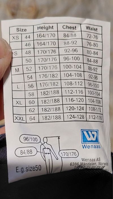 Wenaas spodnie robocze S/M  granatowe 50